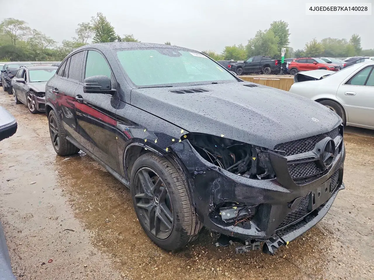 2019 MERCEDES GLE VIN 4JGED6EB7KA140028 — фото 4