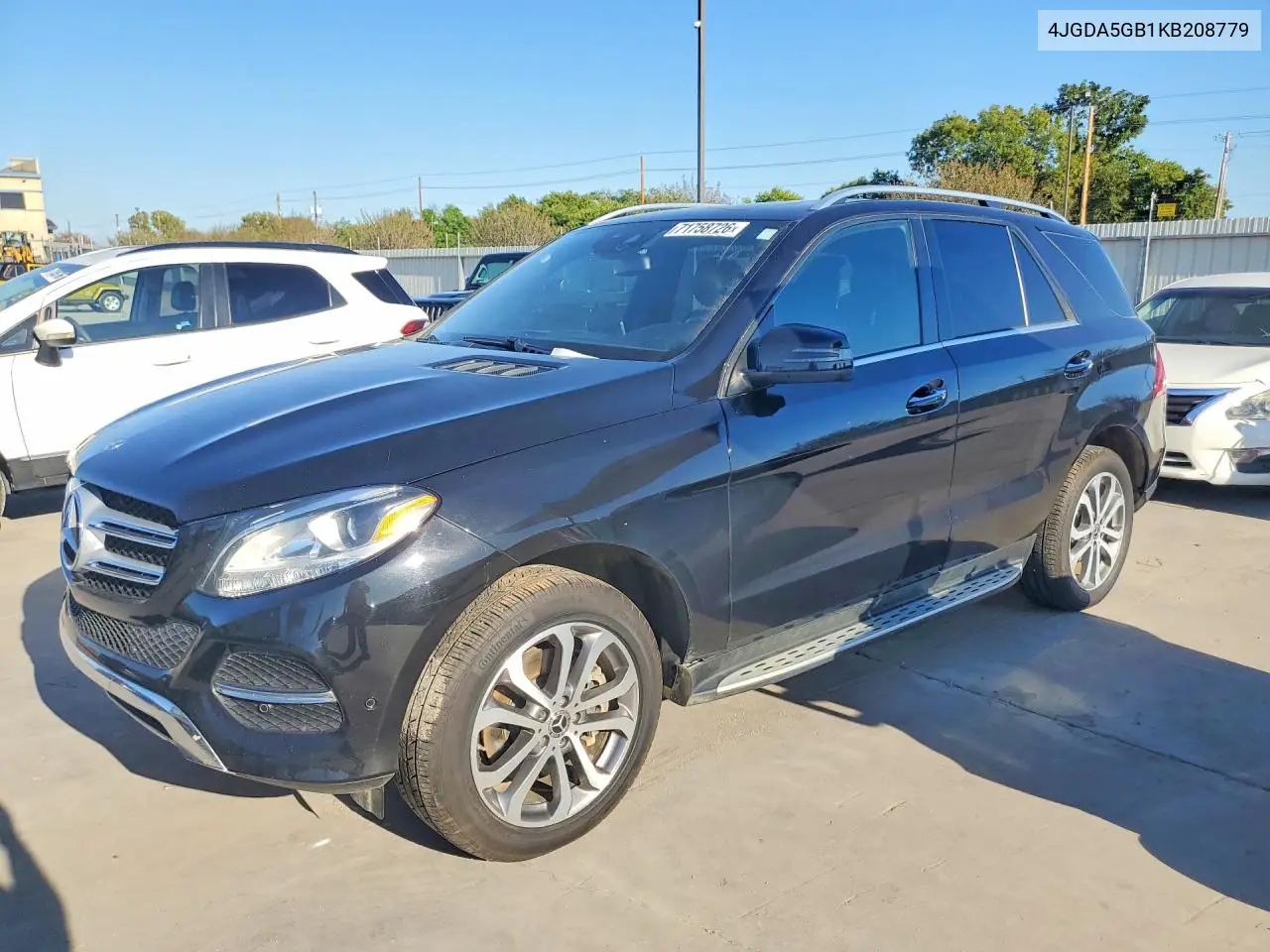 MERCEDES GLE 2019, VIN 4JGDA5GB1KB208779