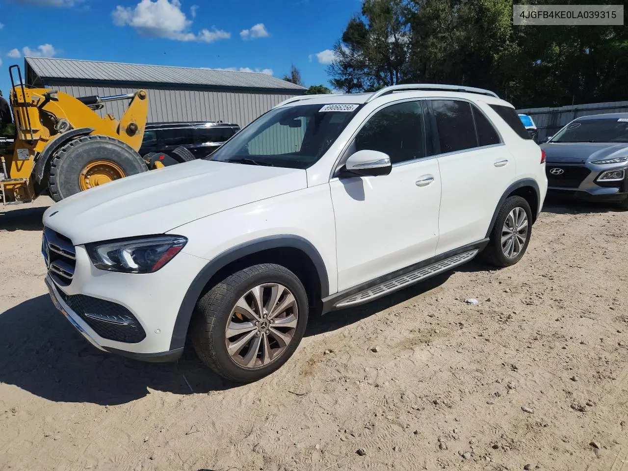 MERCEDES GLE 2020, VIN 4JGFB4KE0LA039315