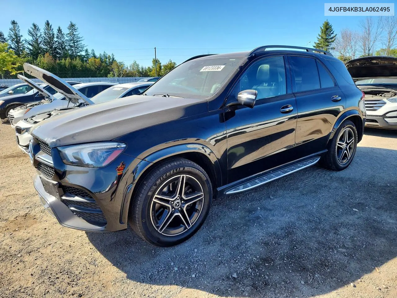 MERCEDES GLE 2020, VIN 4JGFB4KB3LA062495
