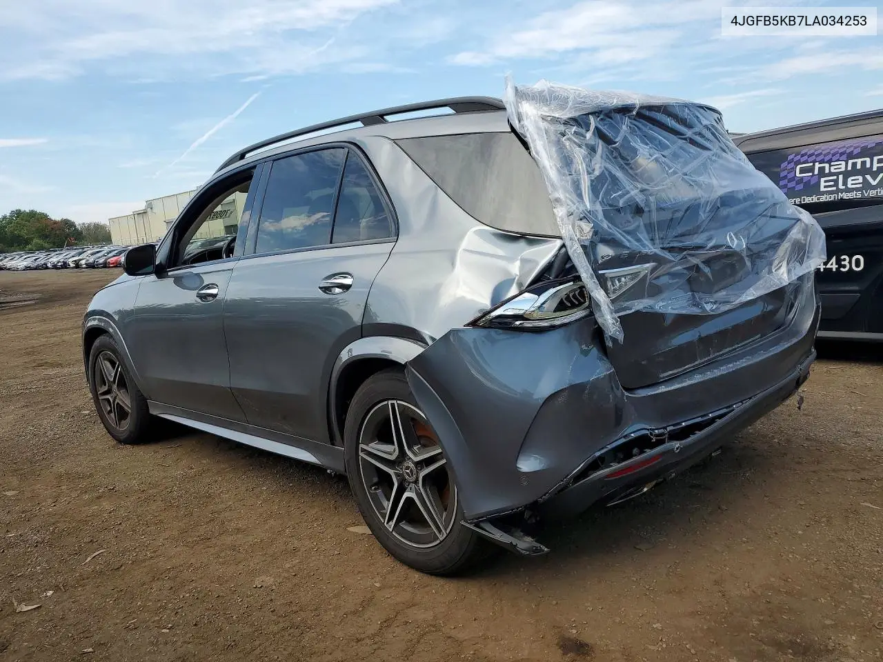2020 MERCEDES GLE VIN 4JGFB5KB7LA034253 — фото 2