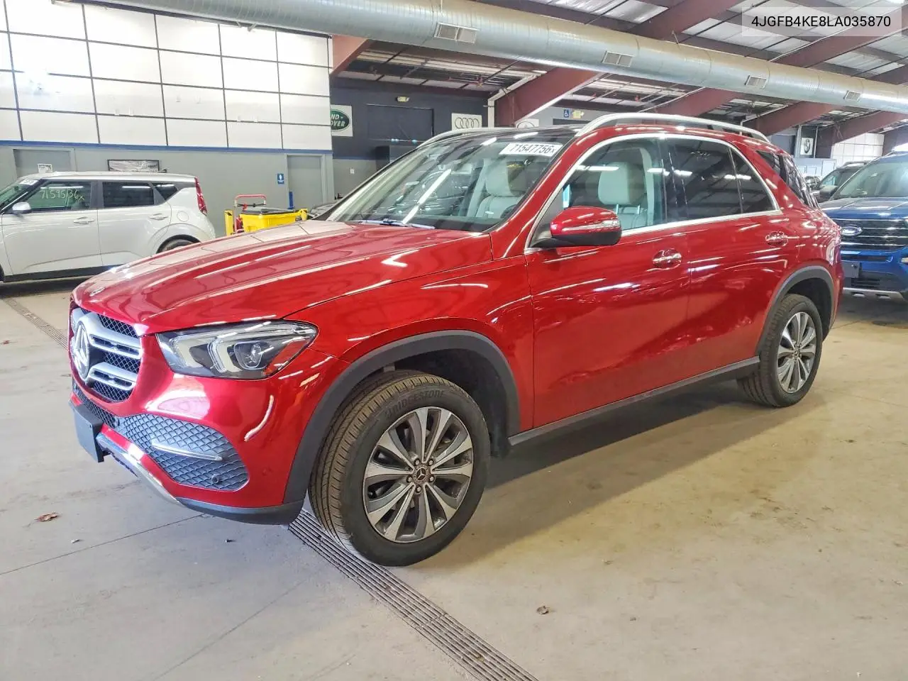 MERCEDES GLE 2020, VIN 4JGFB4KE8LA035870