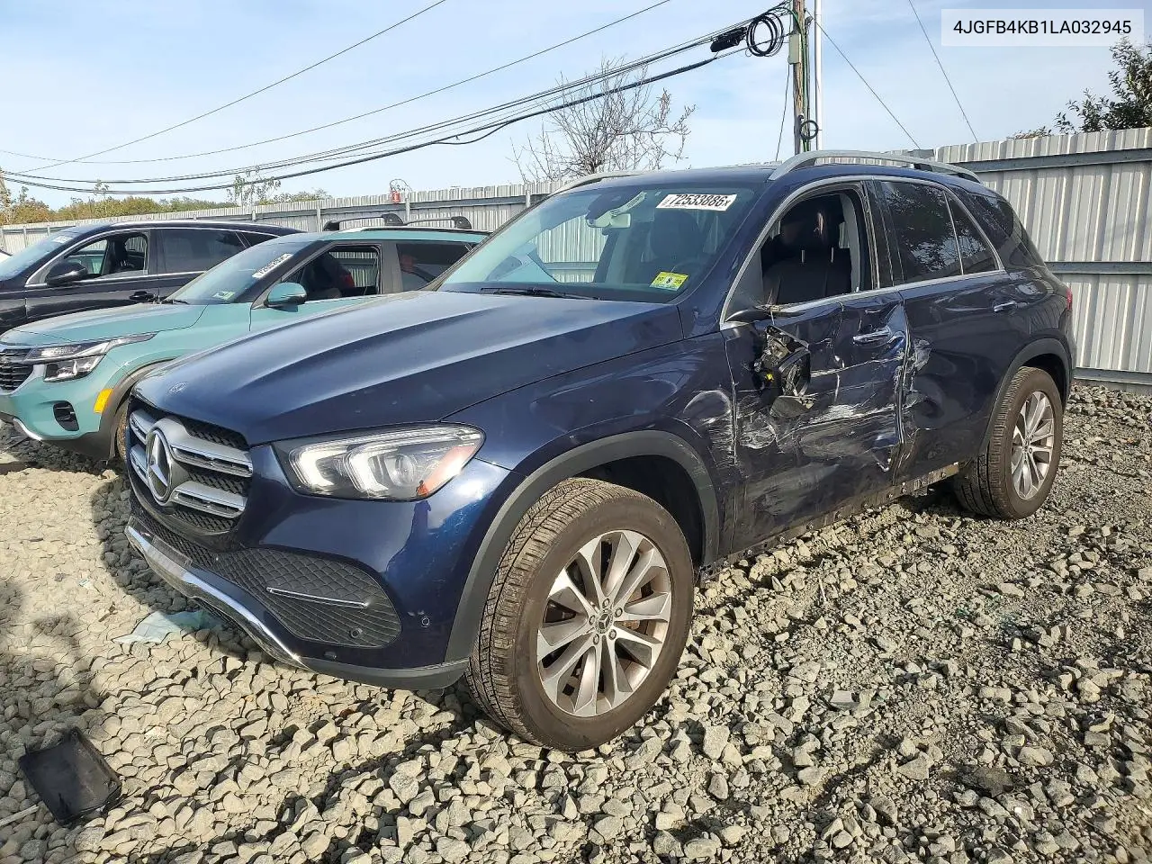 MERCEDES GLE 2020, VIN 4JGFB4KB1LA032945