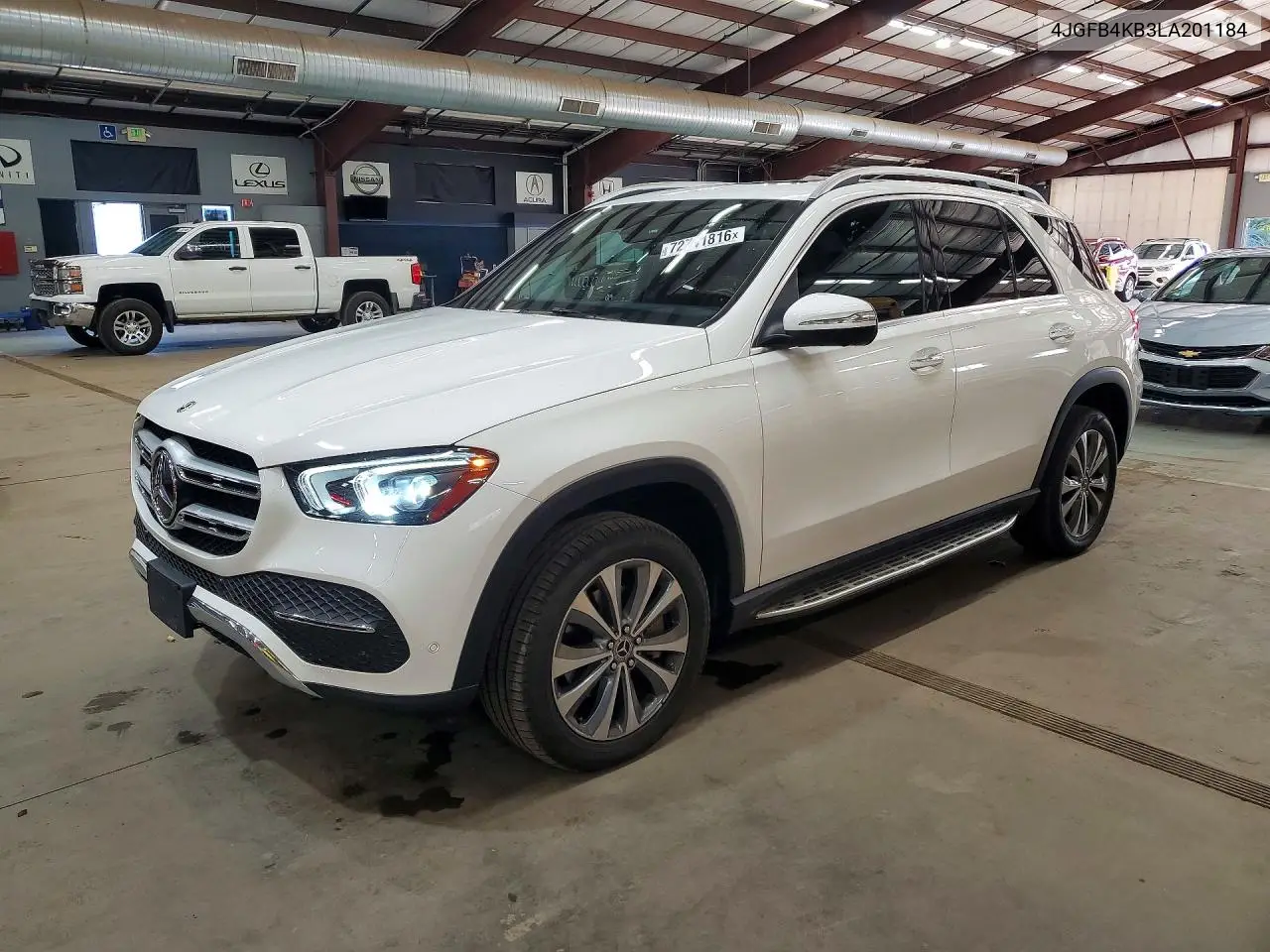 MERCEDES GLE 2020, VIN 4JGFB4KB3LA201184