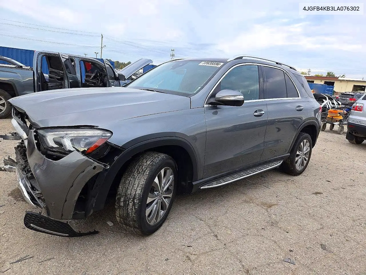 MERCEDES GLE 2020, VIN 4JGFB4KB3LA076302