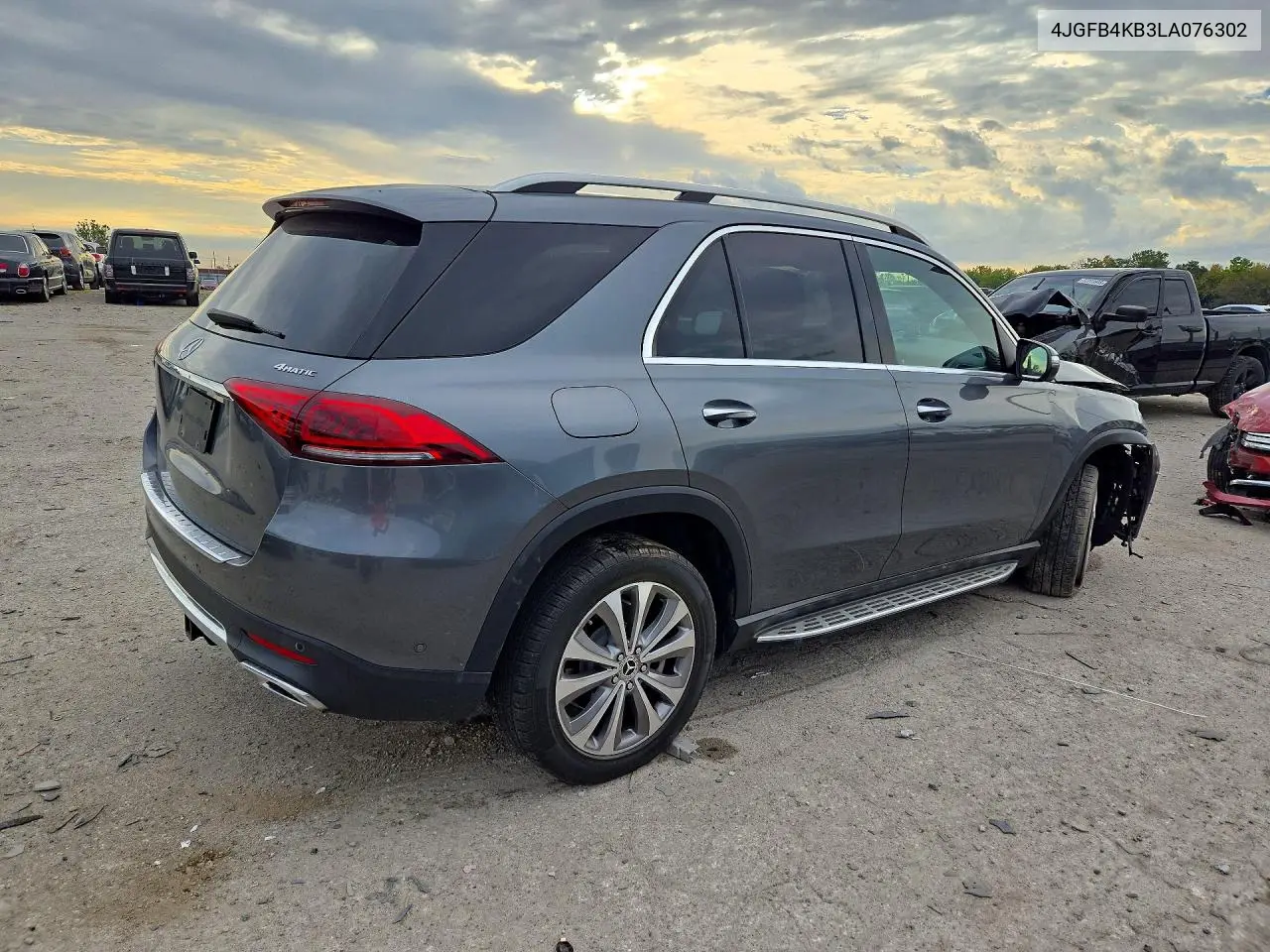 2020 MERCEDES GLE VIN 4JGFB4KB3LA076302 — фото 3