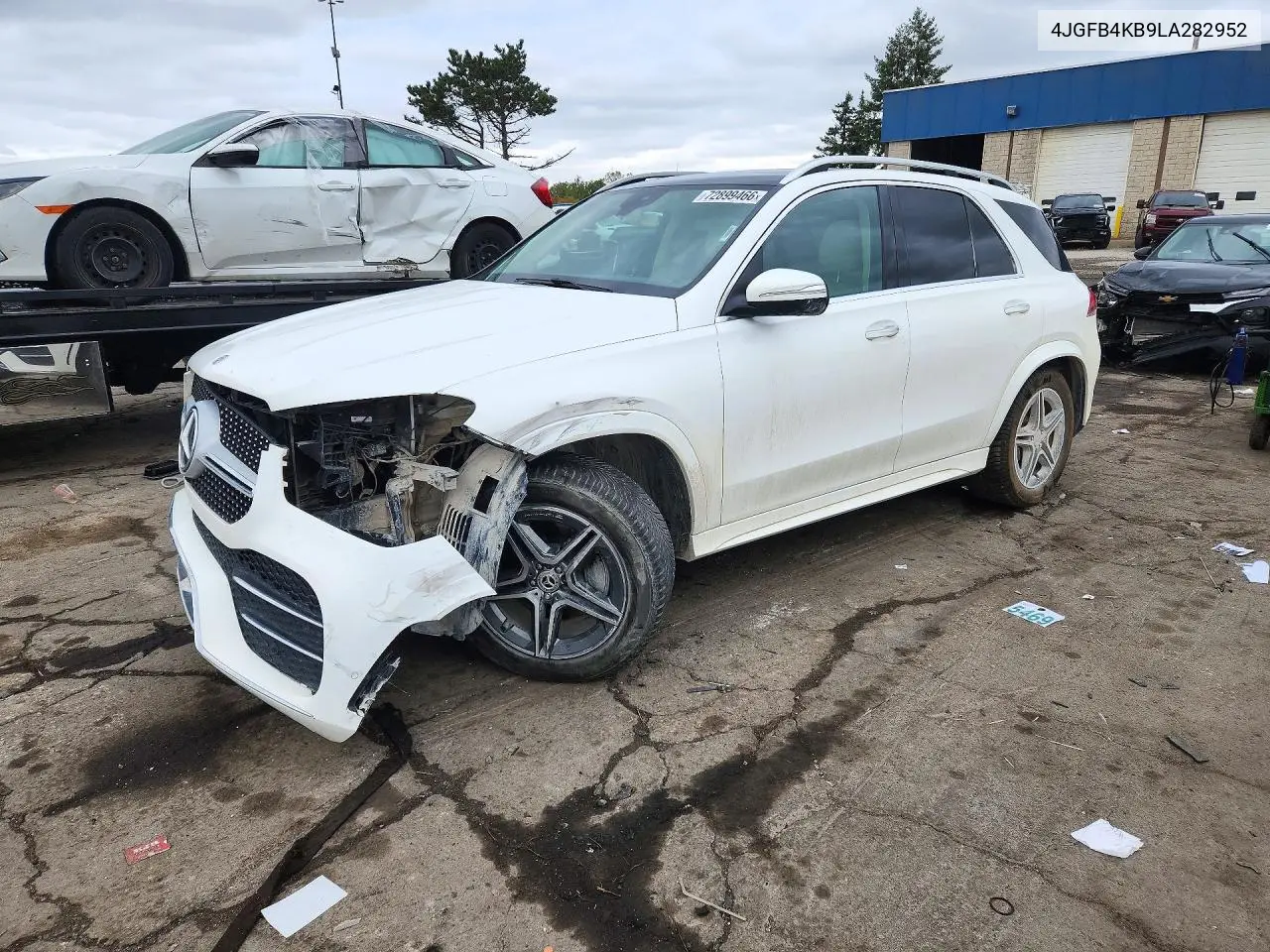 MERCEDES GLE 2020, VIN 4JGFB4KB9LA282952