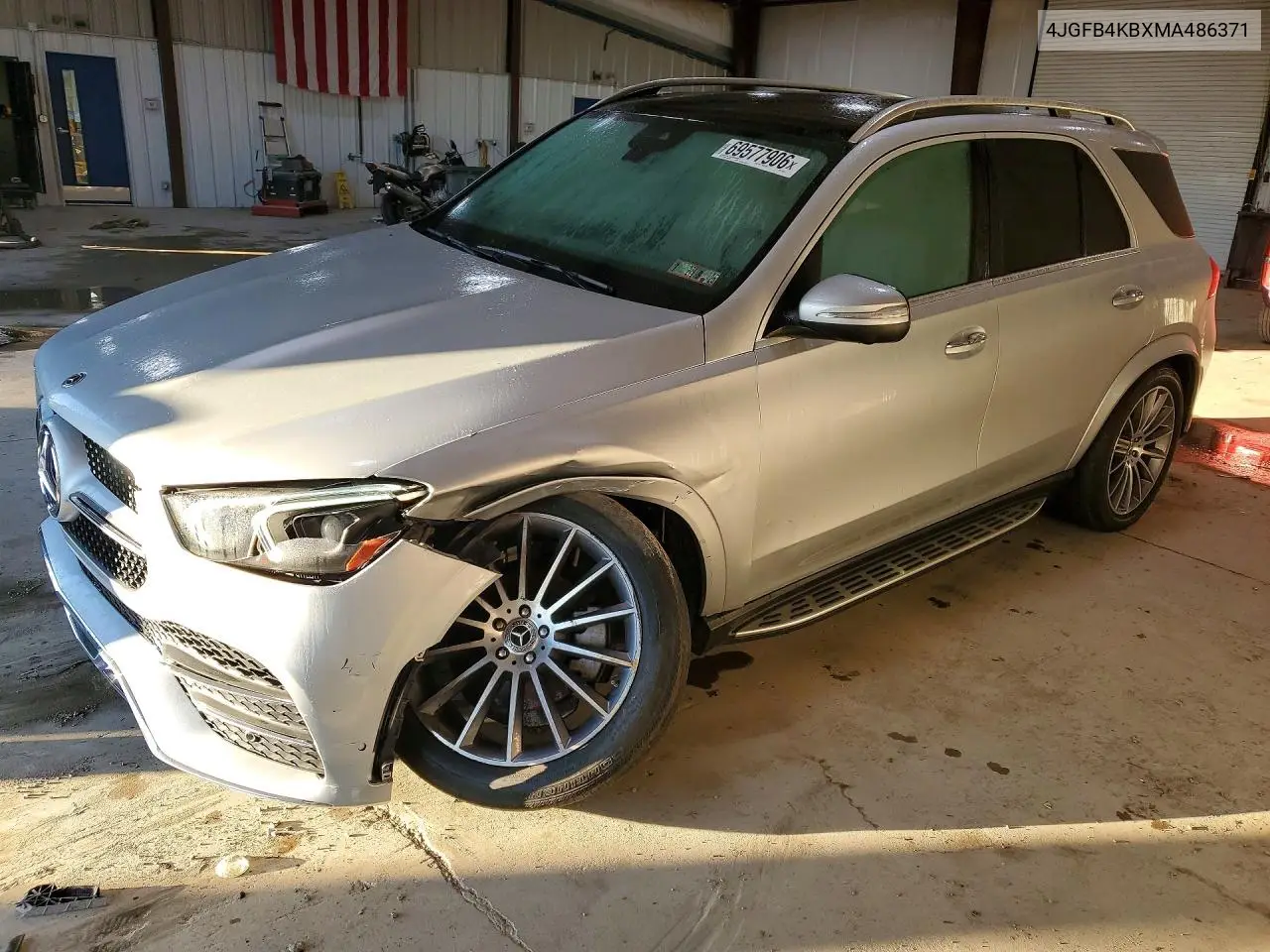 MERCEDES GLE 2021, VIN 4JGFB4KBXMA486371