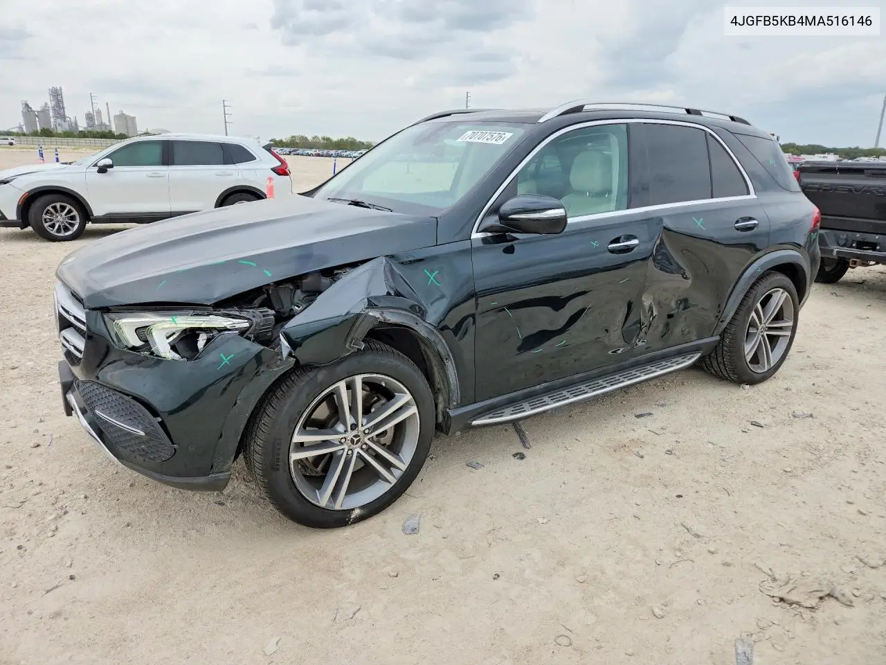 MERCEDES GLE 2021, VIN 4JGFB5KB4MA516146
