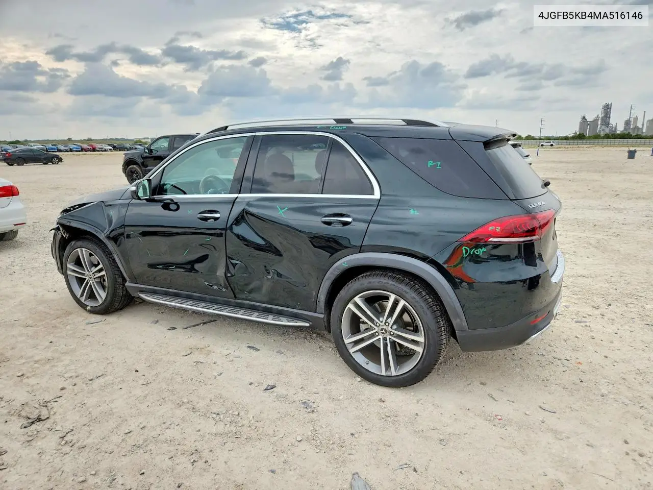 2021 MERCEDES GLE VIN 4JGFB5KB4MA516146 — фото 2