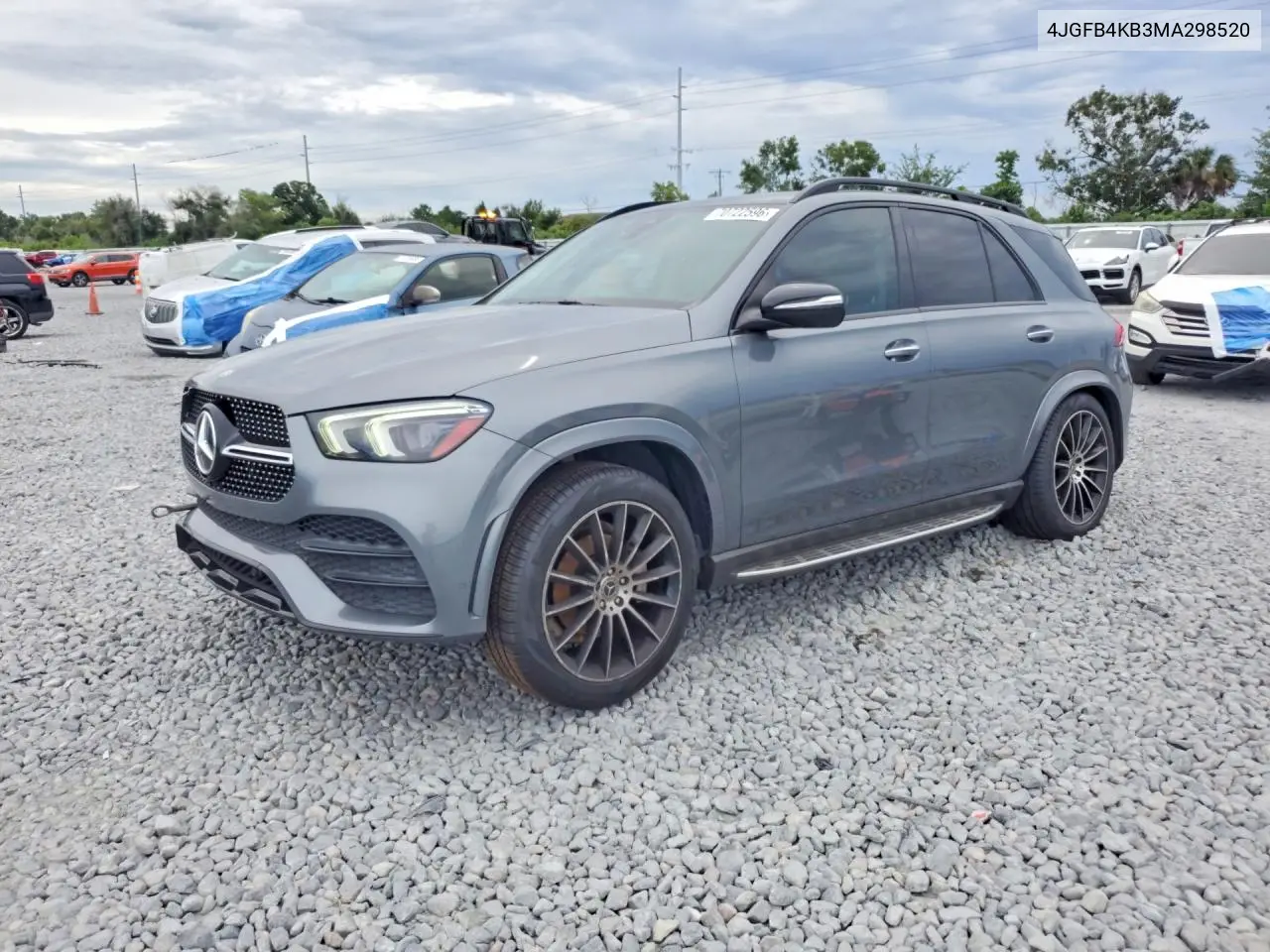 MERCEDES GLE 2021, VIN 4JGFB4KB3MA298520