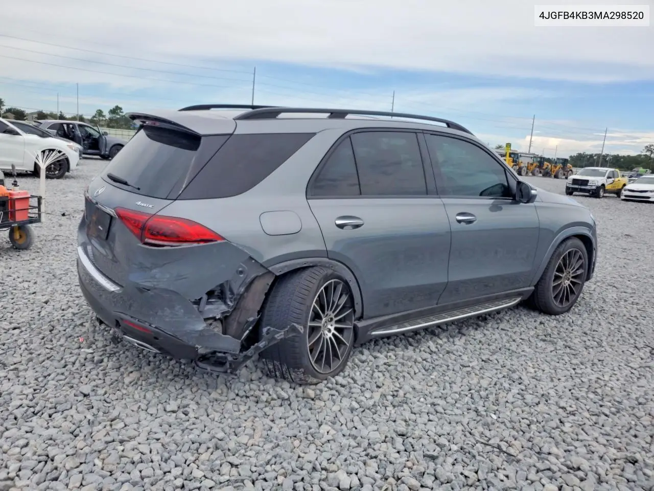 2021 MERCEDES GLE VIN 4JGFB4KB3MA298520 — фото 3