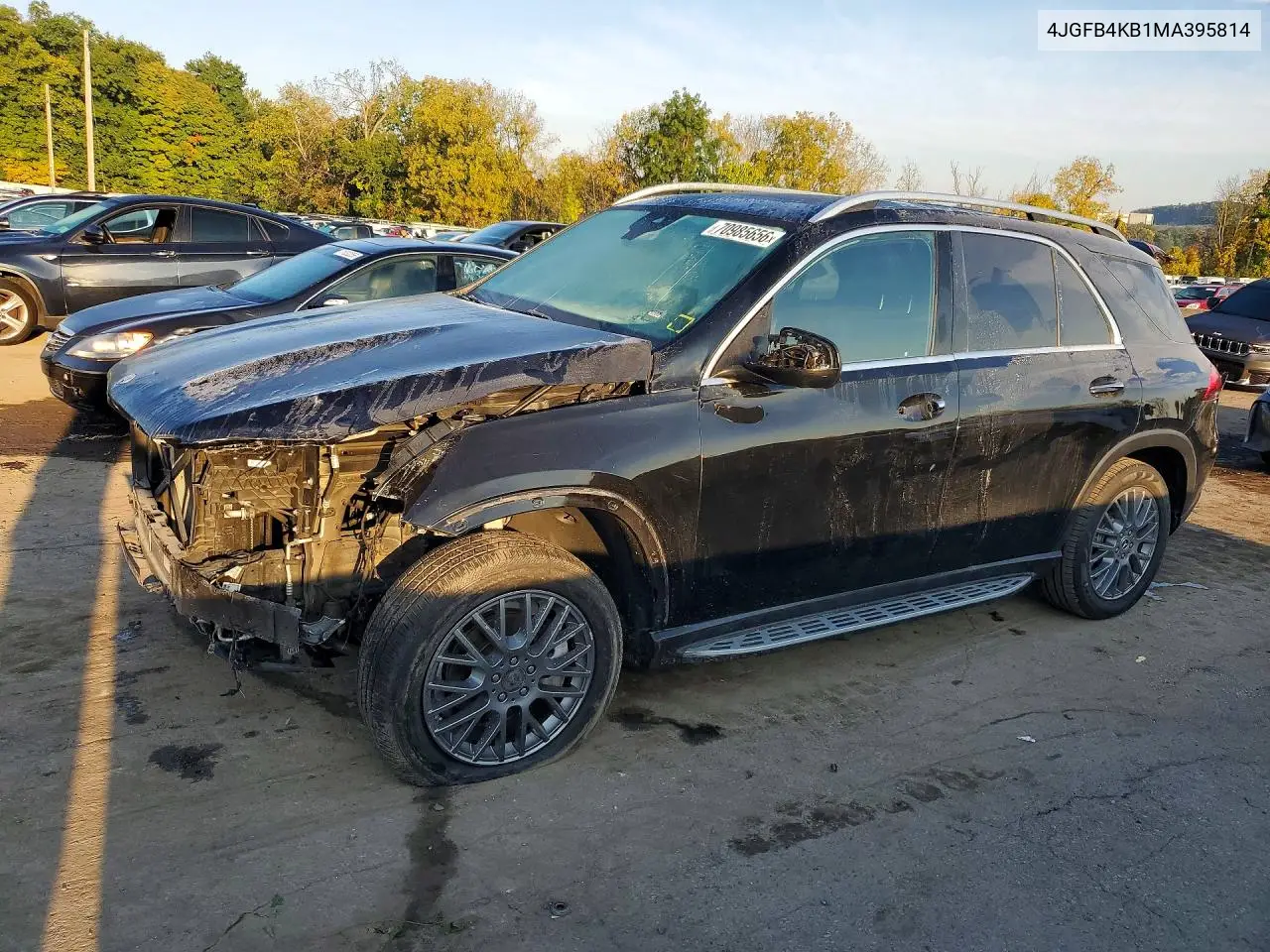 MERCEDES GLE 2021, VIN 4JGFB4KB1MA395814