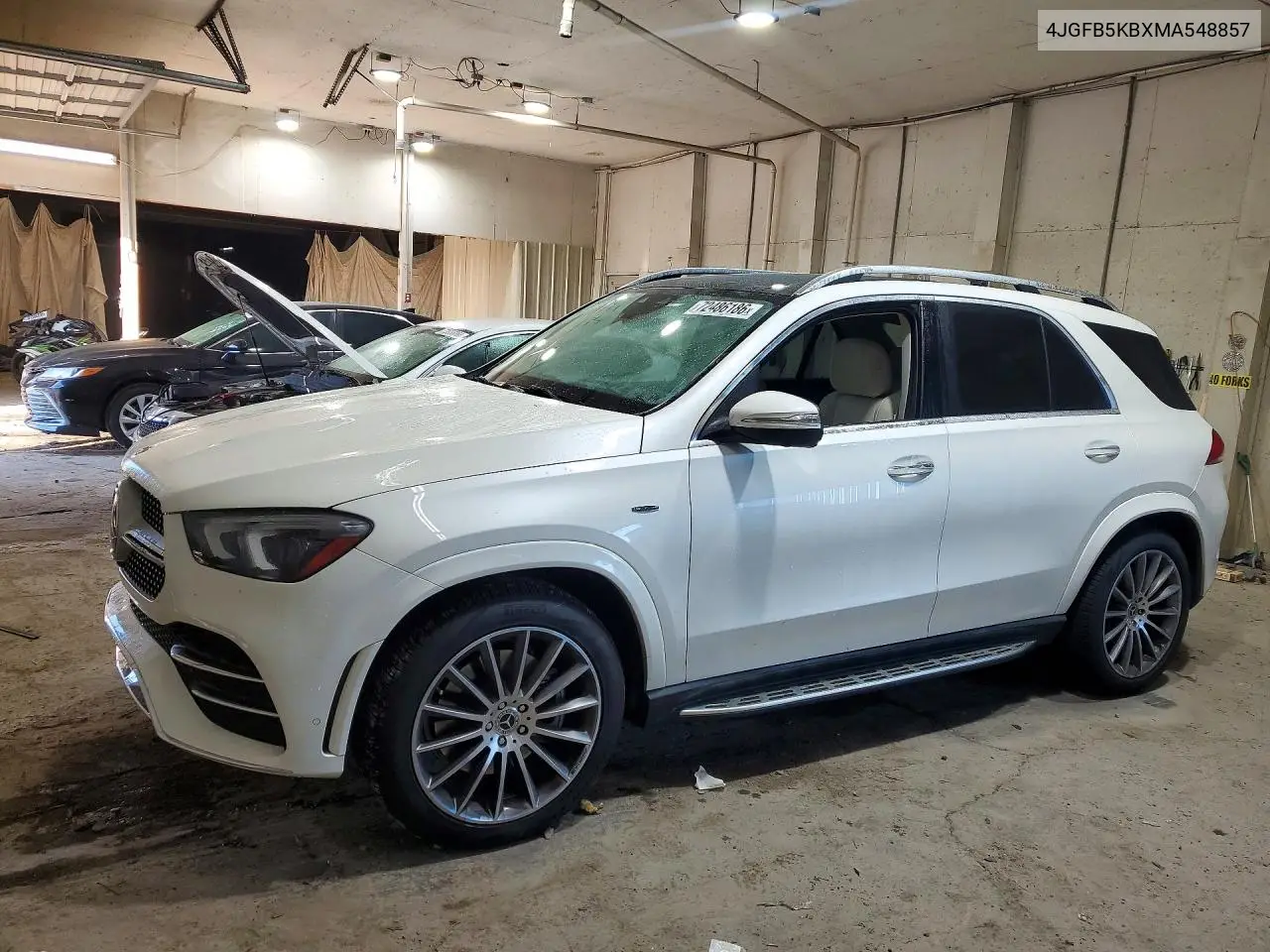 MERCEDES GLE 2021, VIN 4JGFB5KBXMA548857