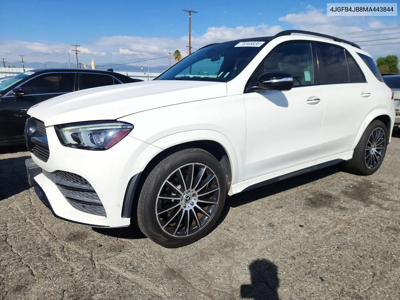 MERCEDES GLE 2021, VIN 4JGFB4JB8MA443844