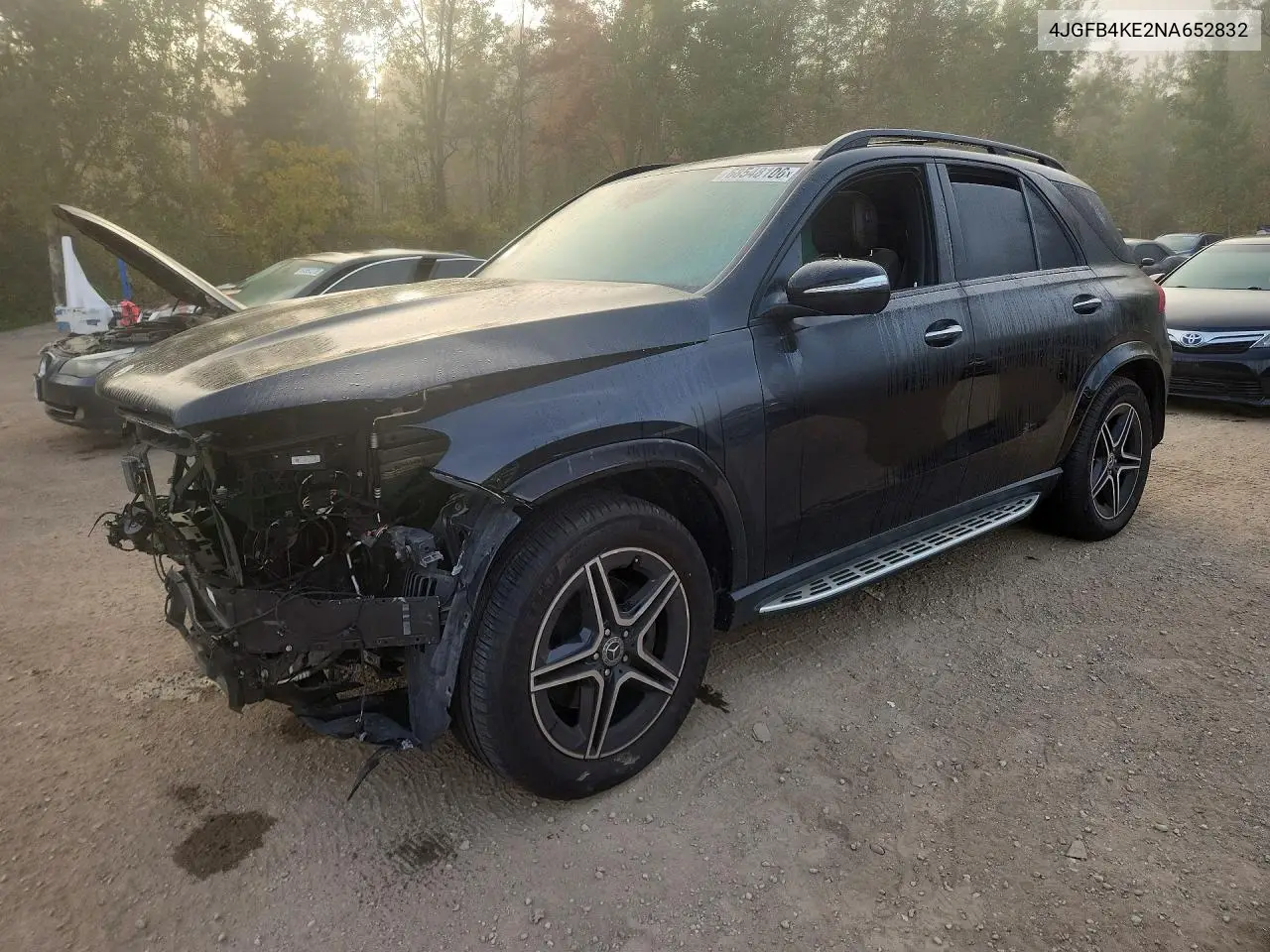 MERCEDES GLE 2022, VIN 4JGFB4KE2NA652832