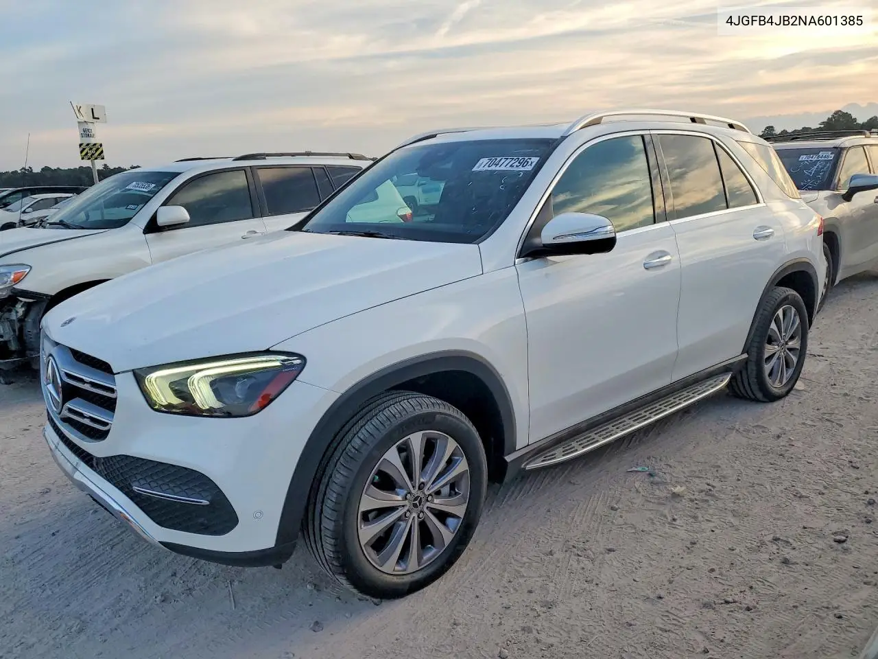 MERCEDES GLE 2022, VIN 4JGFB4JB2NA601385