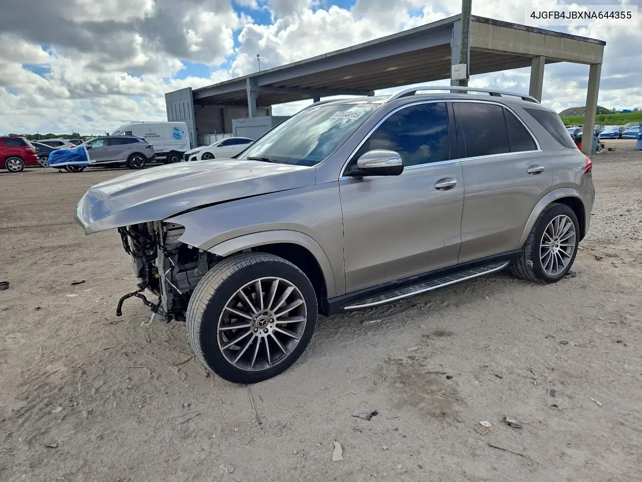 MERCEDES GLE 2022, VIN 4JGFB4JBXNA644355