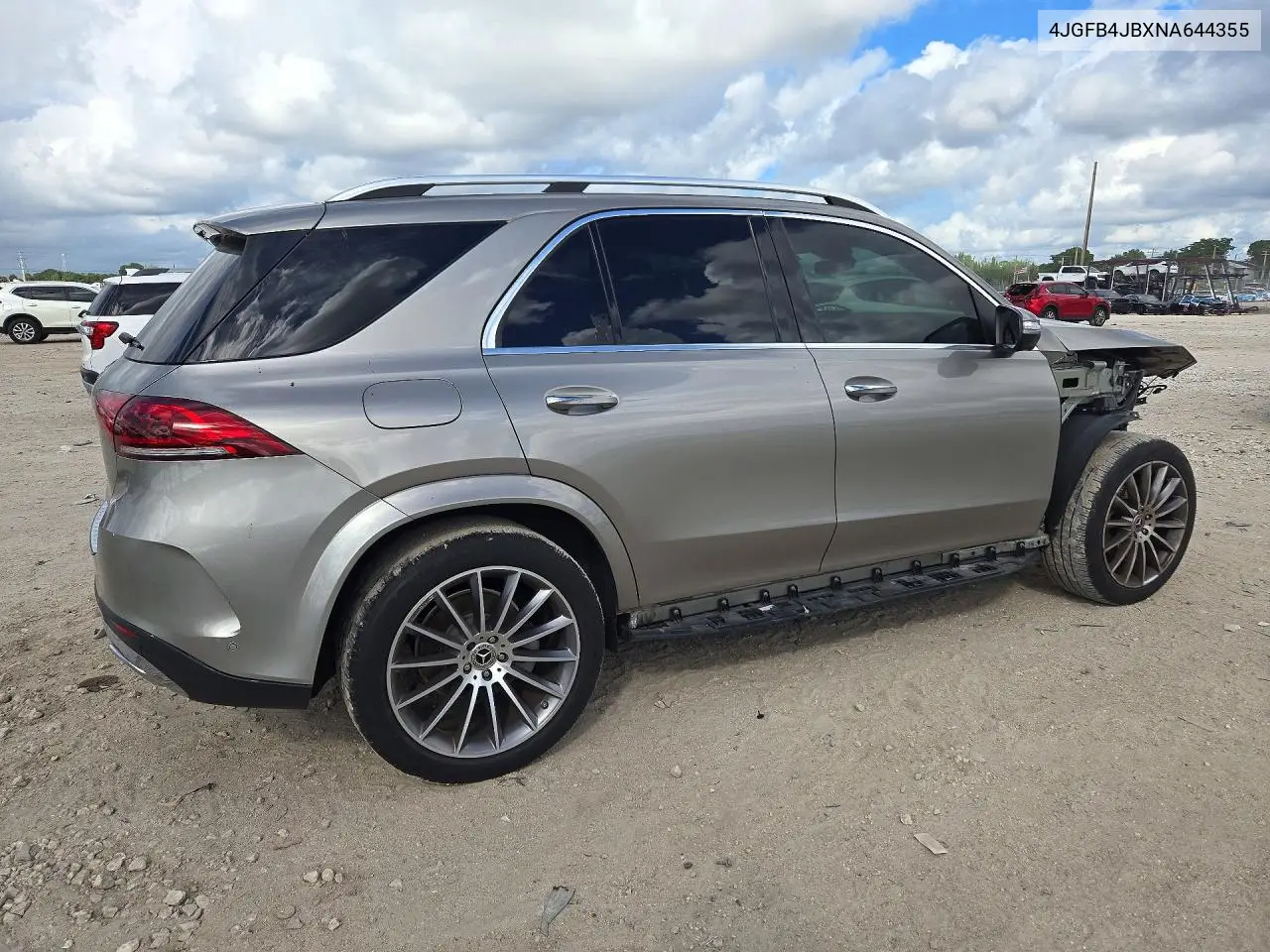 2022 MERCEDES GLE VIN 4JGFB4JBXNA644355 — фото 3