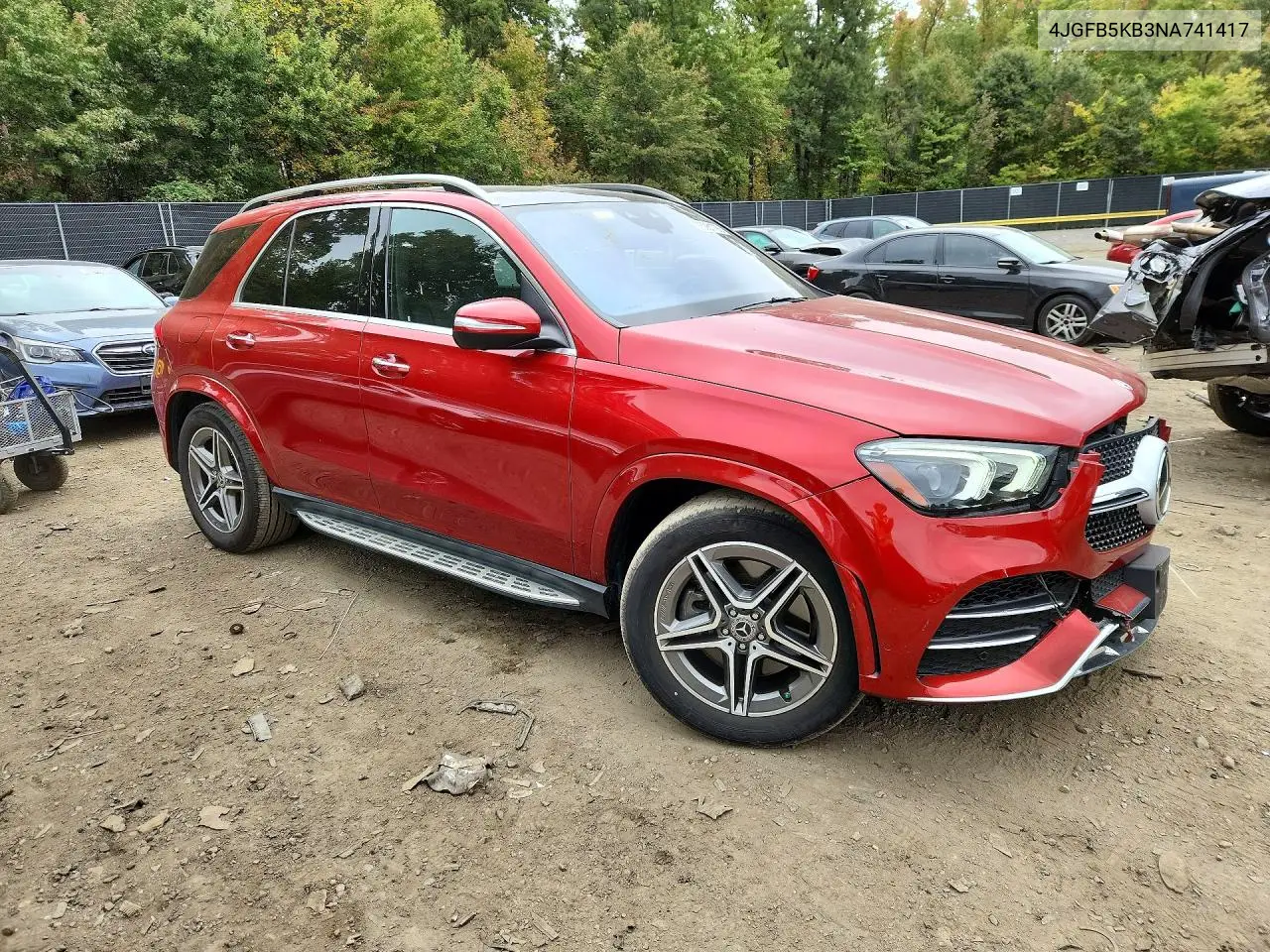 2022 MERCEDES GLE VIN 4JGFB5KB3NA741417 — фото 4