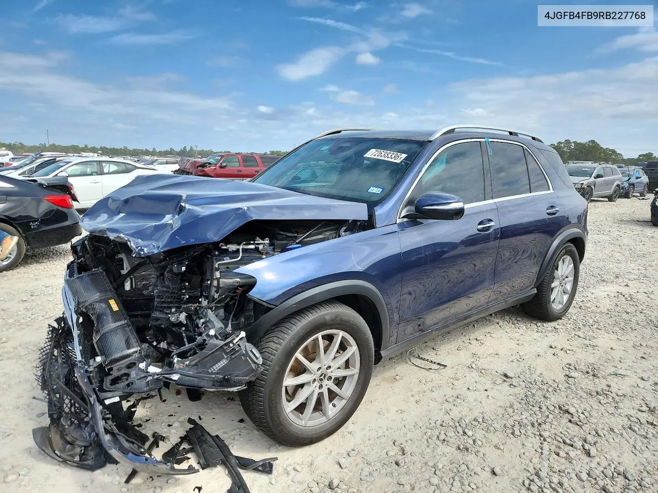 MERCEDES GLE 2024, VIN 4JGFB4FB9RB227768