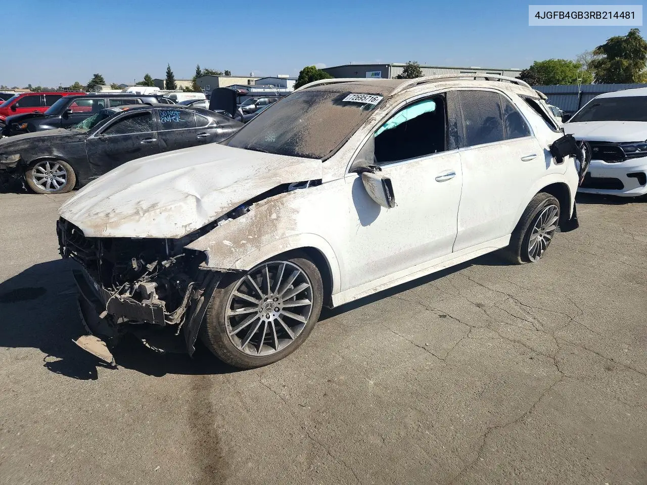 MERCEDES GLE 2024, VIN 4JGFB4GB3RB214481