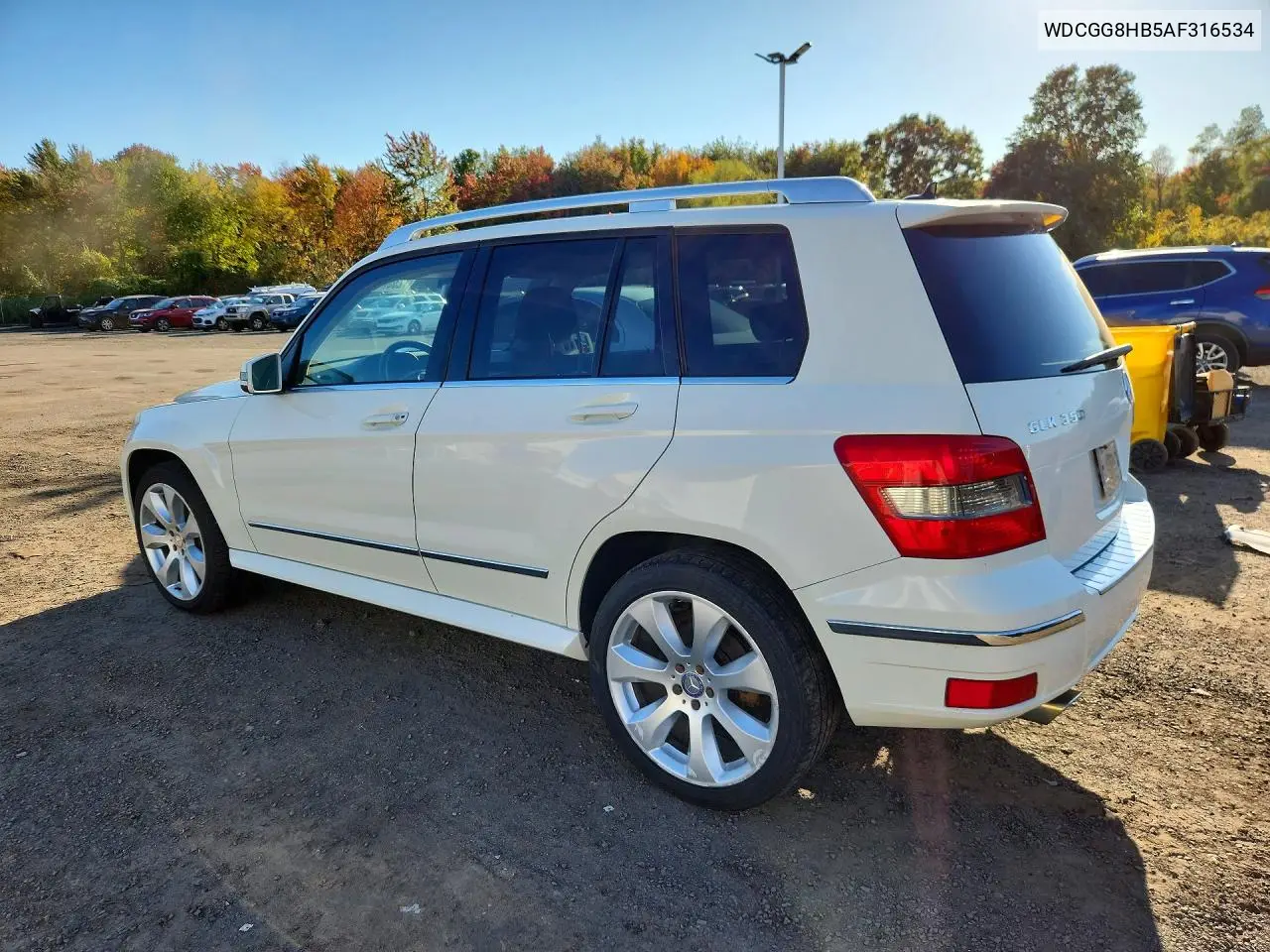 2010 MERCEDES GLK-KLASSE VIN WDCGG8HB5AF316534 — фото 2