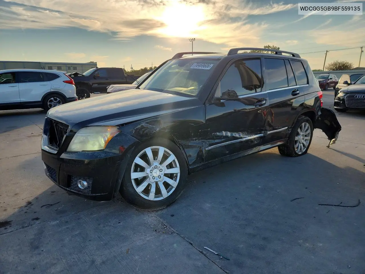 MERCEDES GLK-KLASSE 2011, VIN WDCGG5GB9BF559135