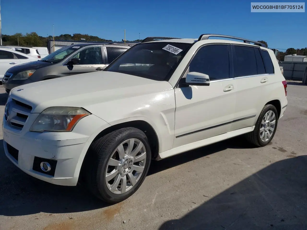 MERCEDES GLK-KLASSE 2011, VIN WDCGG8HB1BF705124
