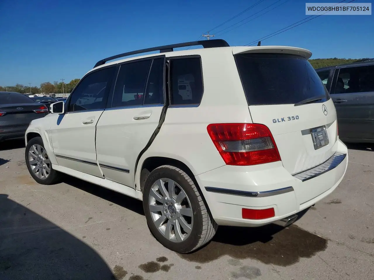 2011 MERCEDES GLK-KLASSE VIN WDCGG8HB1BF705124 — фото 2