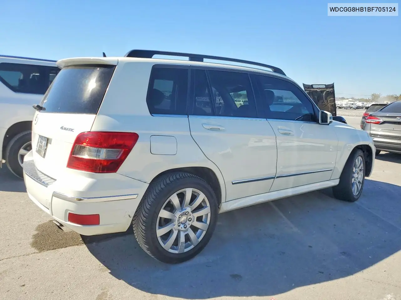 2011 MERCEDES GLK-KLASSE VIN WDCGG8HB1BF705124 — фото 3