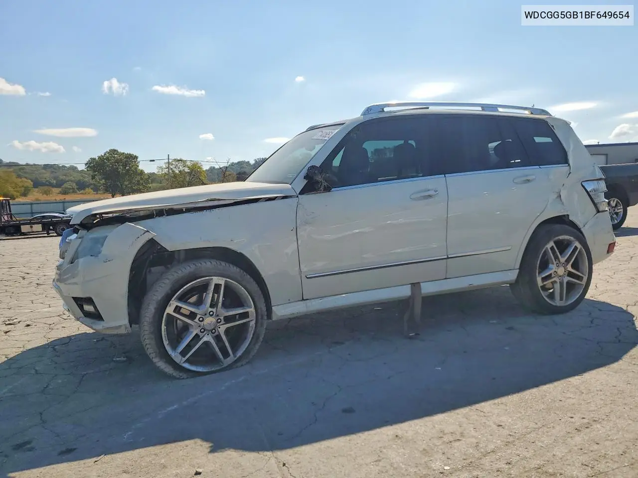 MERCEDES GLK-KLASSE 2011, VIN WDCGG5GB1BF649654