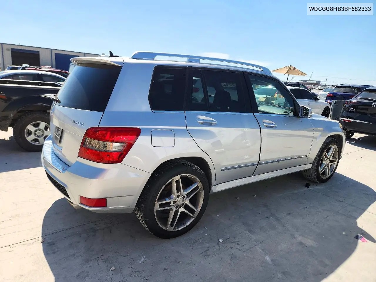 2011 MERCEDES GLK-KLASSE VIN WDCGG8HB3BF682333 — фото 3