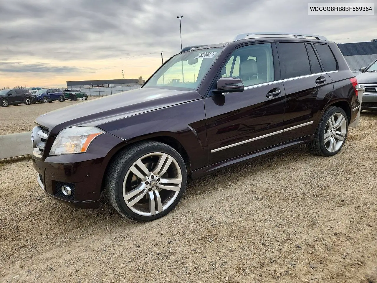 MERCEDES GLK-KLASSE 2011, VIN WDCGG8HB8BF569364