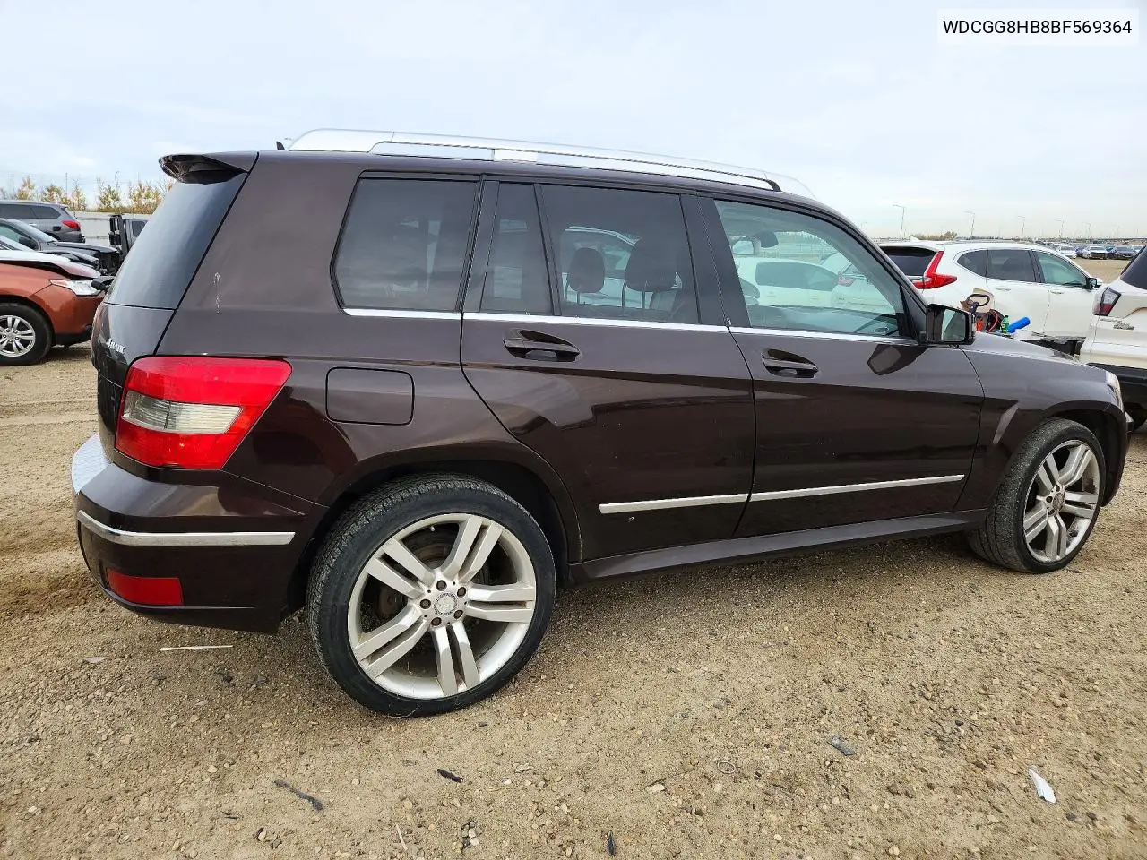 2011 MERCEDES GLK-KLASSE VIN WDCGG8HB8BF569364 — фото 3