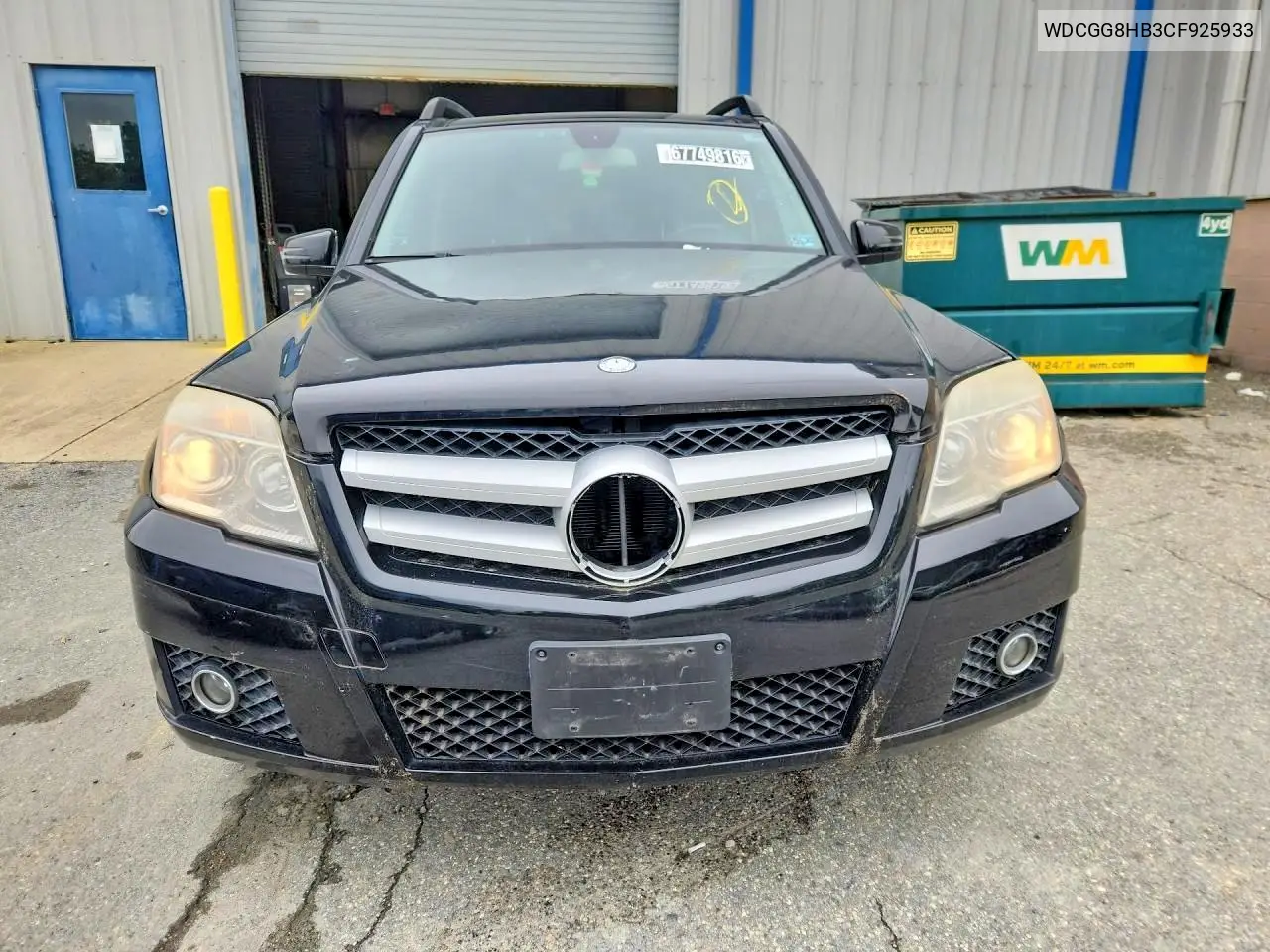 2012 MERCEDES GLK-KLASSE VIN WDCGG8HB3CF925933 — фото 5