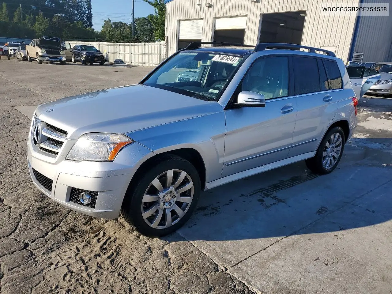 MERCEDES GLK-KLASSE 2012, VIN WDCGG5GB2CF754558