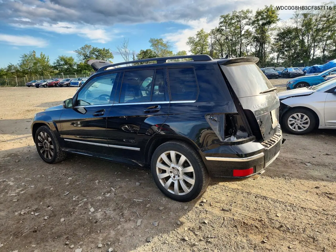 2012 MERCEDES GLK-KLASSE VIN WDCGG8HB3CF857116 — фото 2