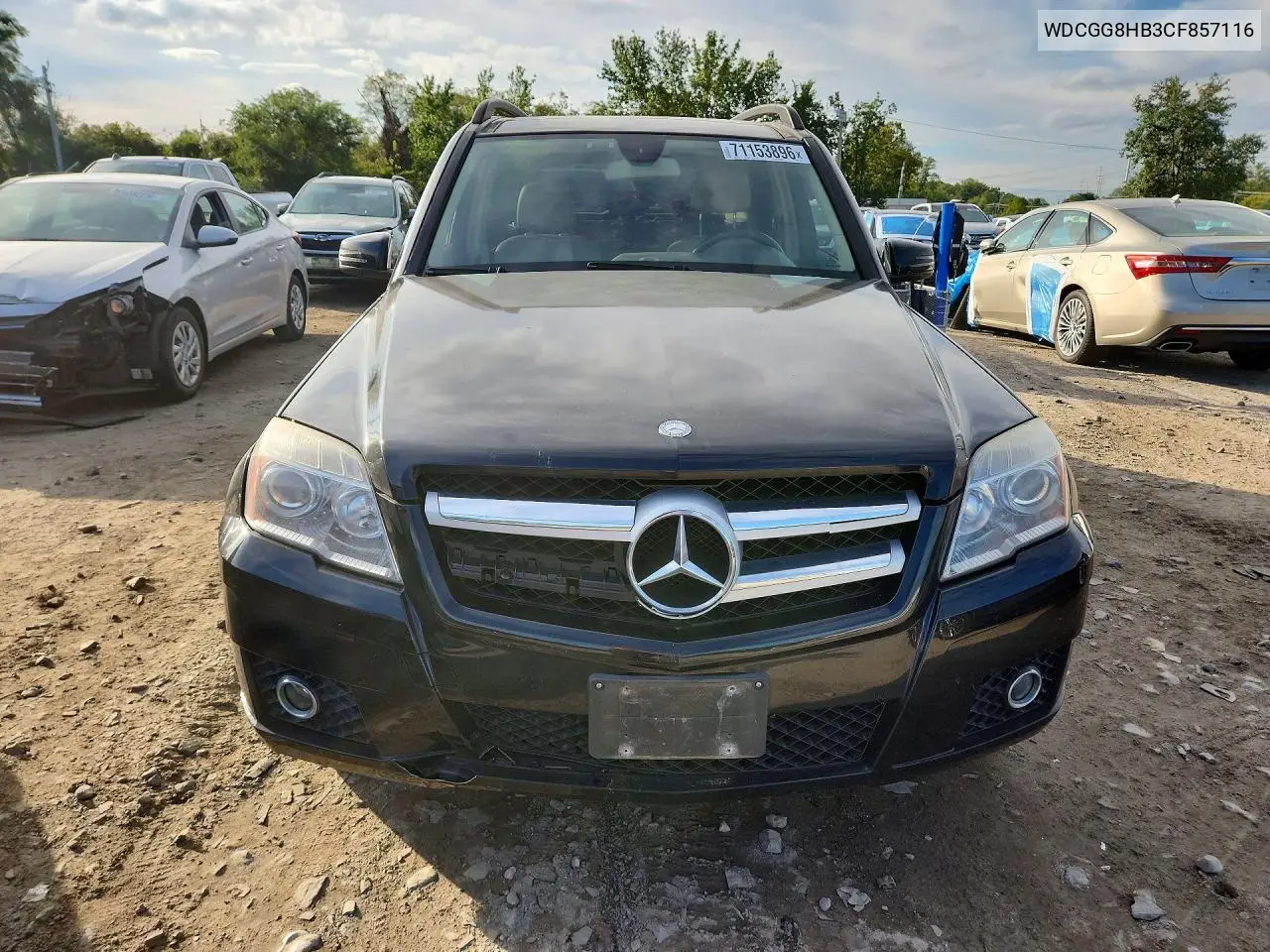 2012 MERCEDES GLK-KLASSE VIN WDCGG8HB3CF857116 — фото 5