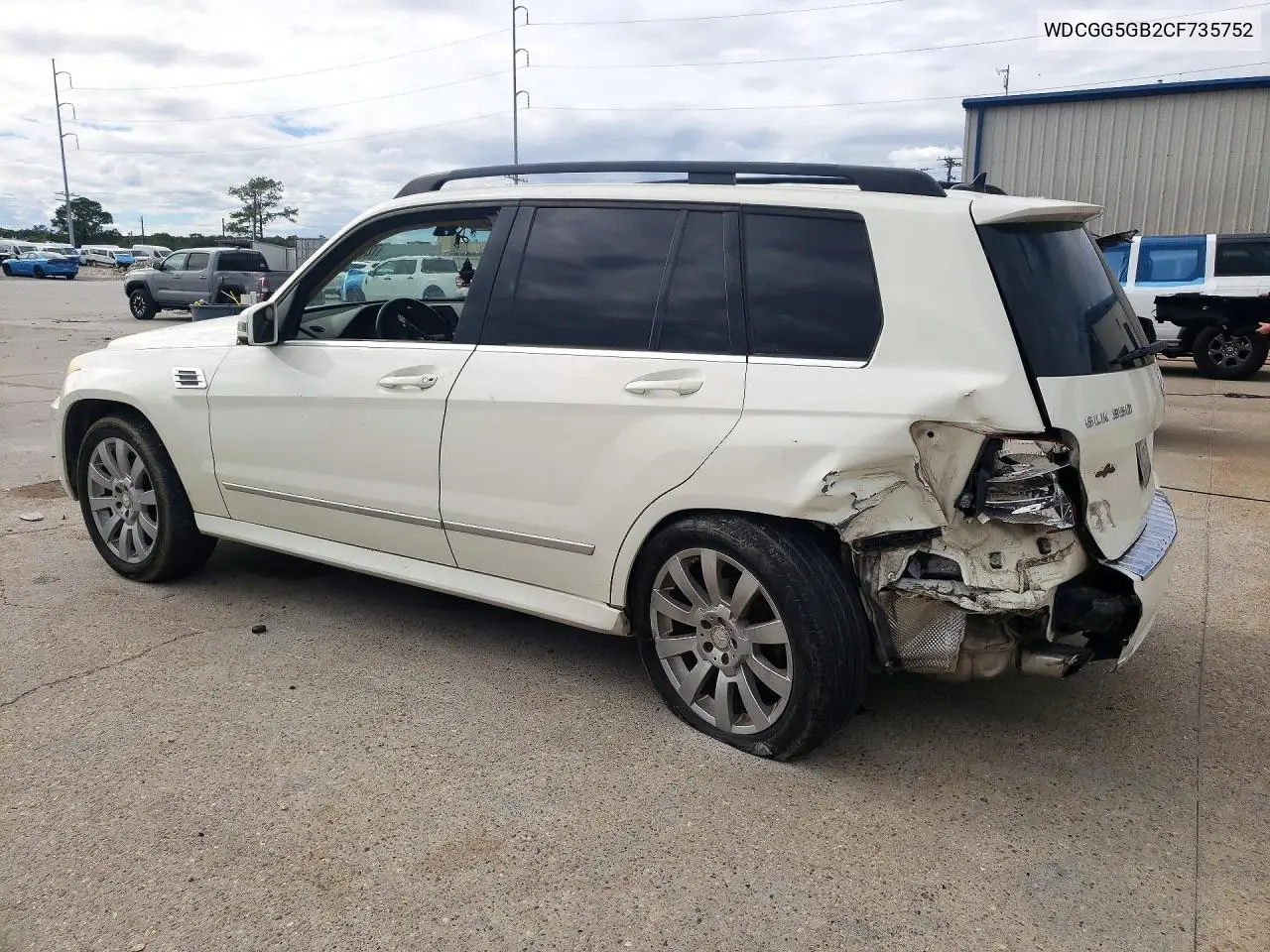 2012 MERCEDES GLK-KLASSE VIN WDCGG5GB2CF735752 — фото 2