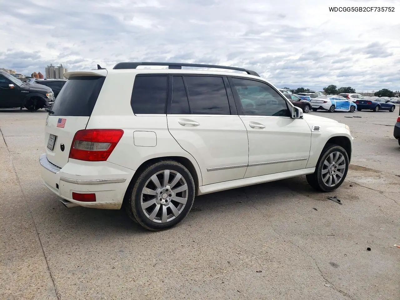 2012 MERCEDES GLK-KLASSE VIN WDCGG5GB2CF735752 — фото 3