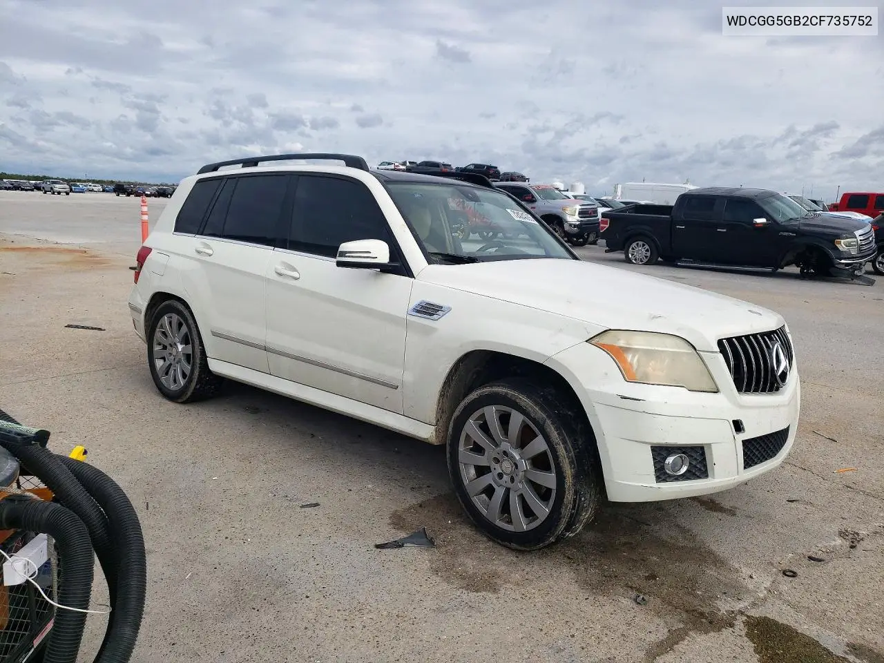 2012 MERCEDES GLK-KLASSE VIN WDCGG5GB2CF735752 — фото 4
