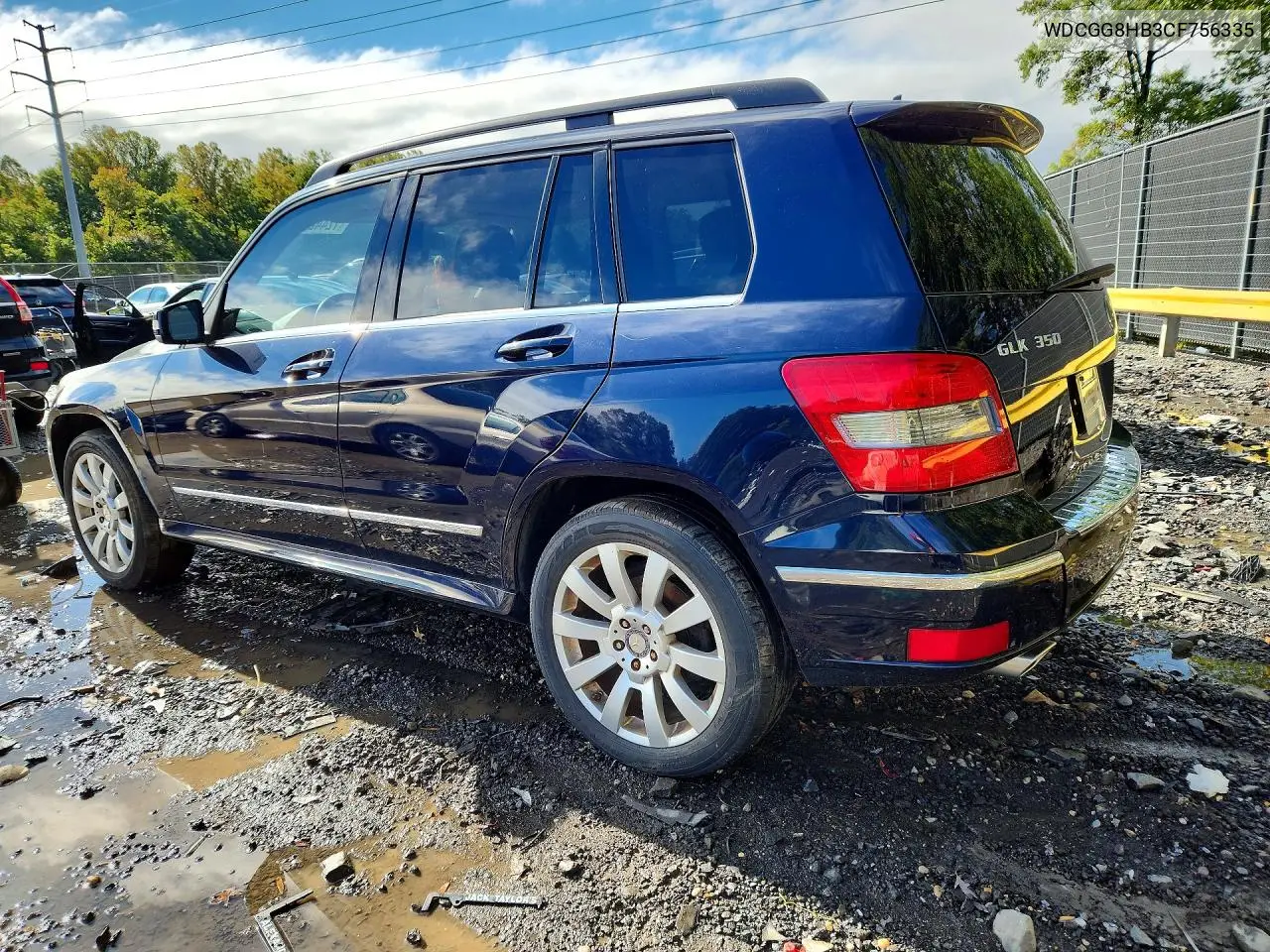 2012 MERCEDES GLK-KLASSE VIN WDCGG8HB3CF756335 — фото 2
