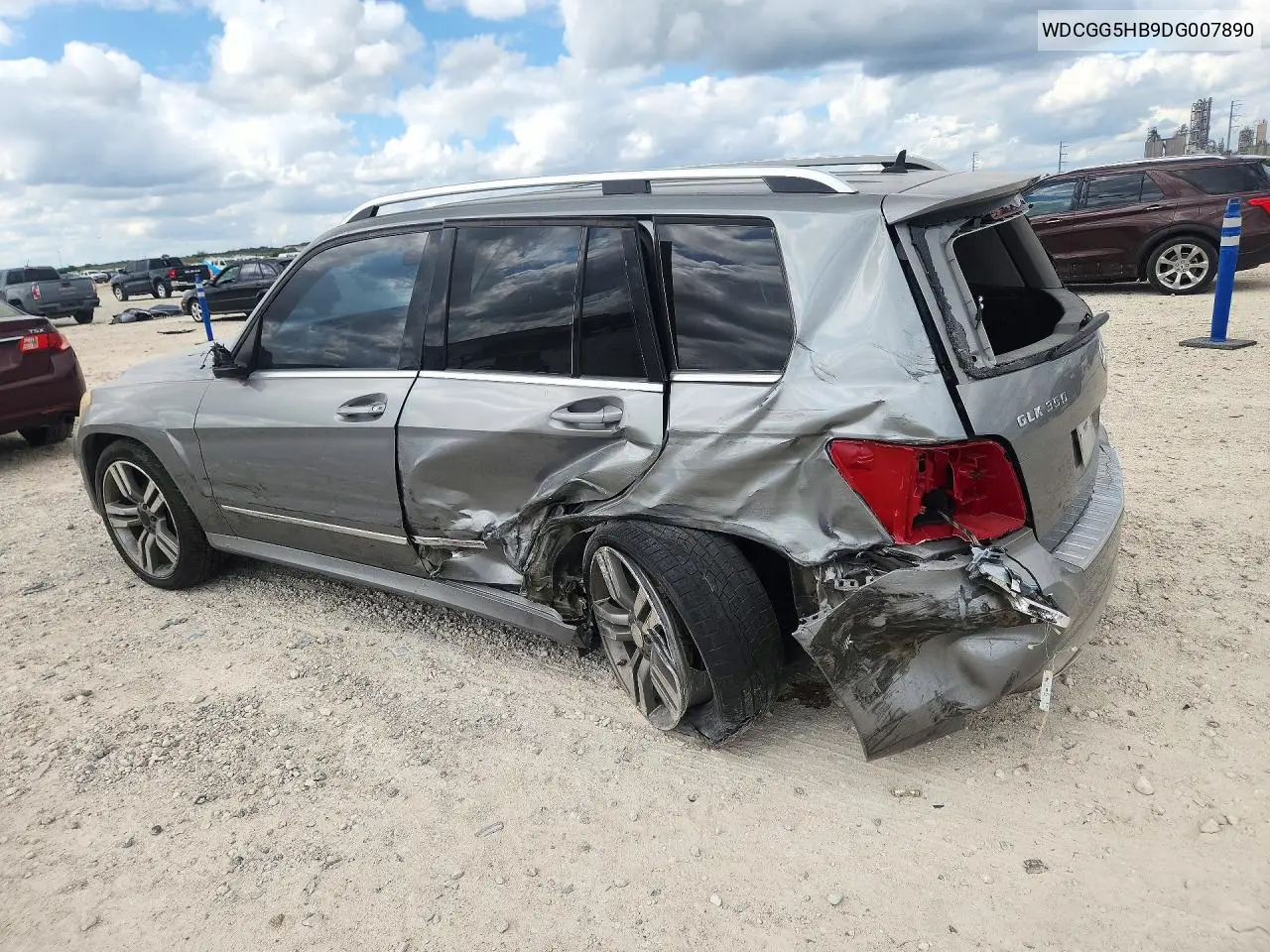 2013 MERCEDES GLK-KLASSE VIN WDCGG5HB9DG007890 — фото 2