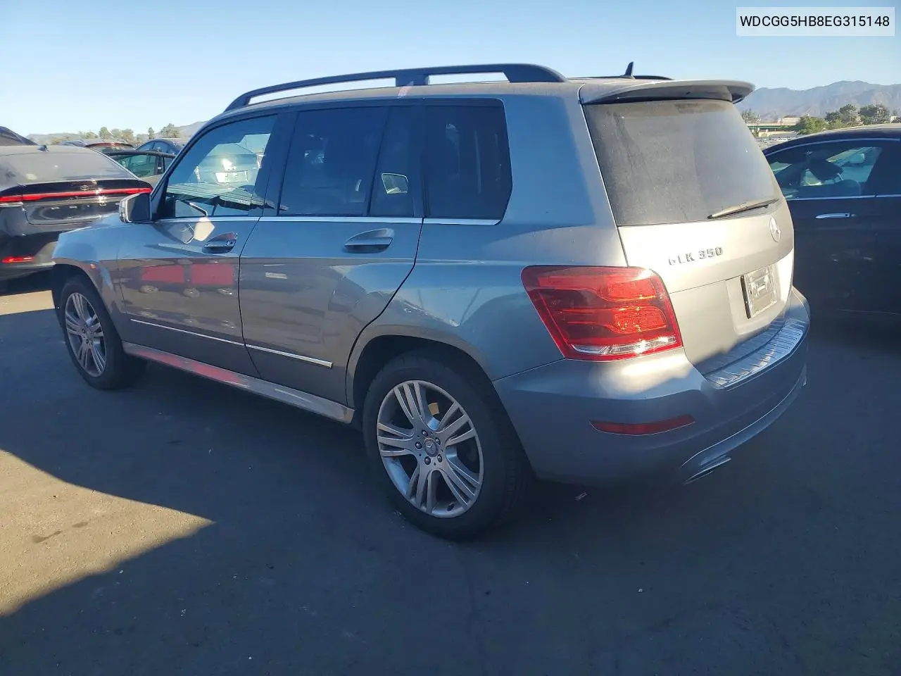 2014 MERCEDES GLK-KLASSE VIN WDCGG5HB8EG315148 — фото 2