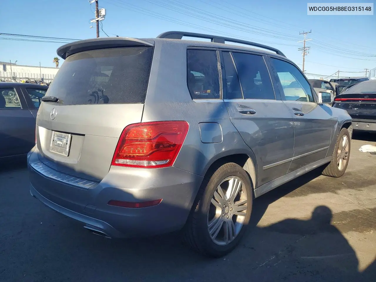 2014 MERCEDES GLK-KLASSE VIN WDCGG5HB8EG315148 — фото 3