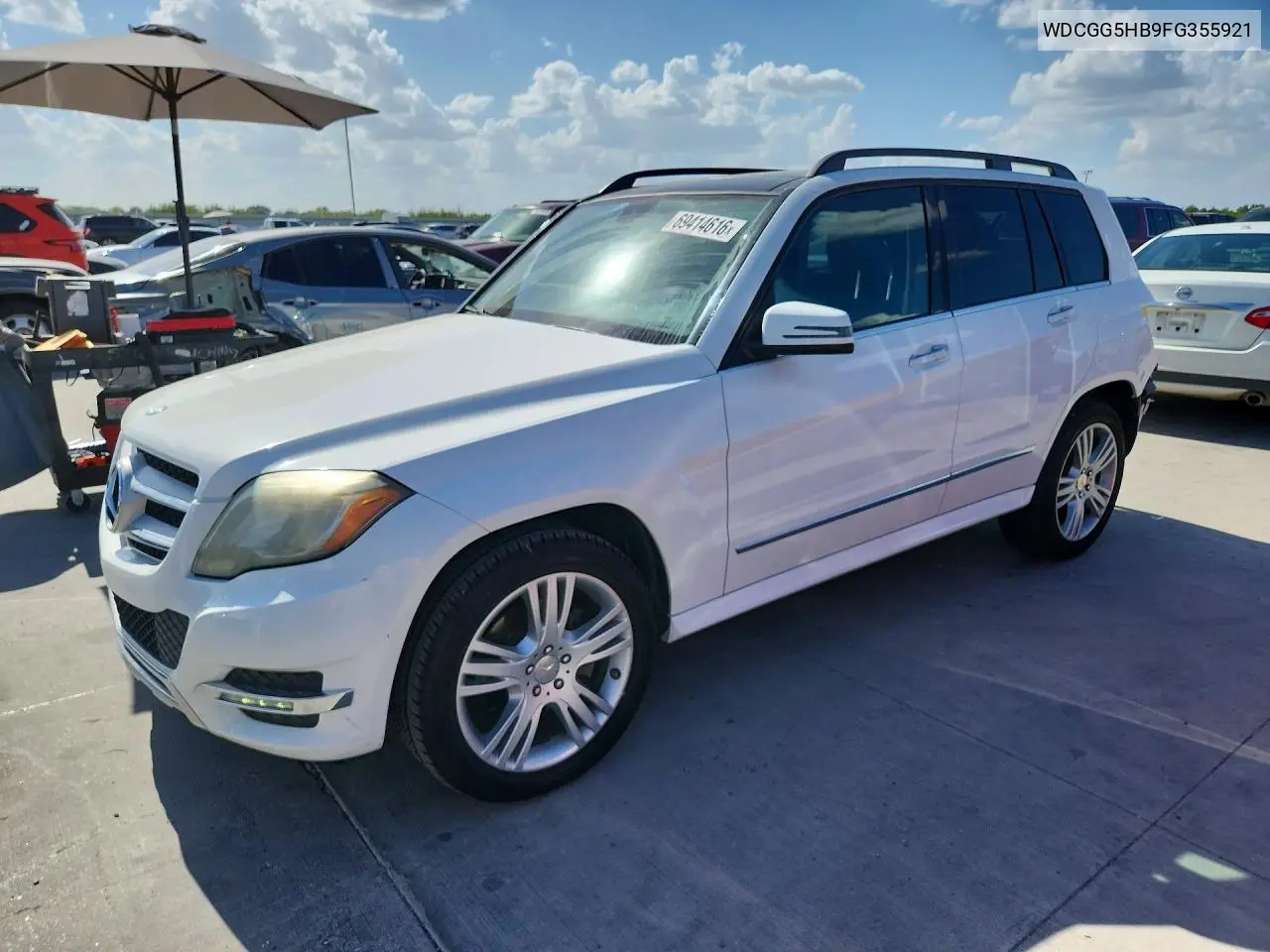 MERCEDES GLK-KLASSE 2015, VIN WDCGG5HB9FG355921