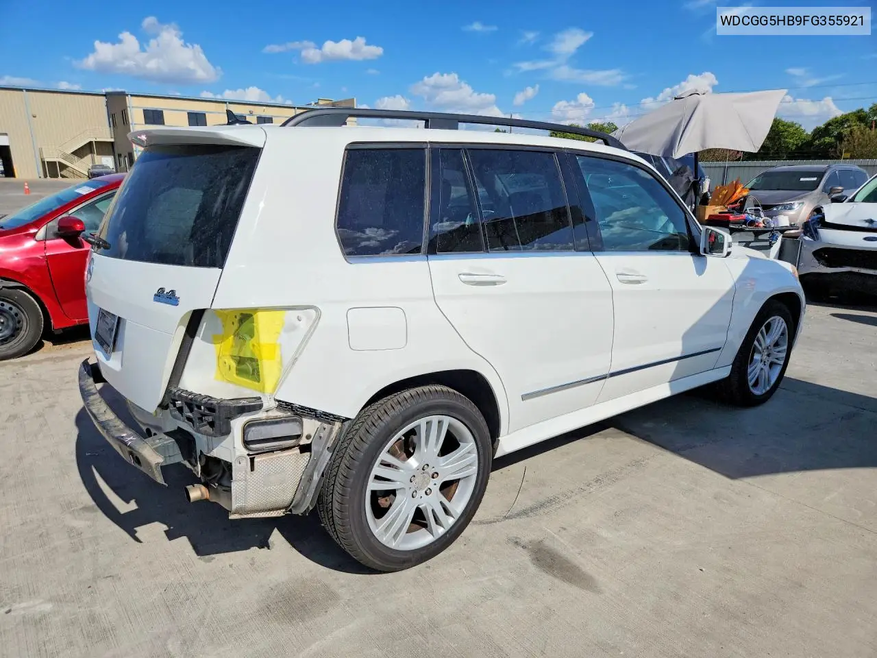 2015 MERCEDES GLK-KLASSE VIN WDCGG5HB9FG355921 — фото 3