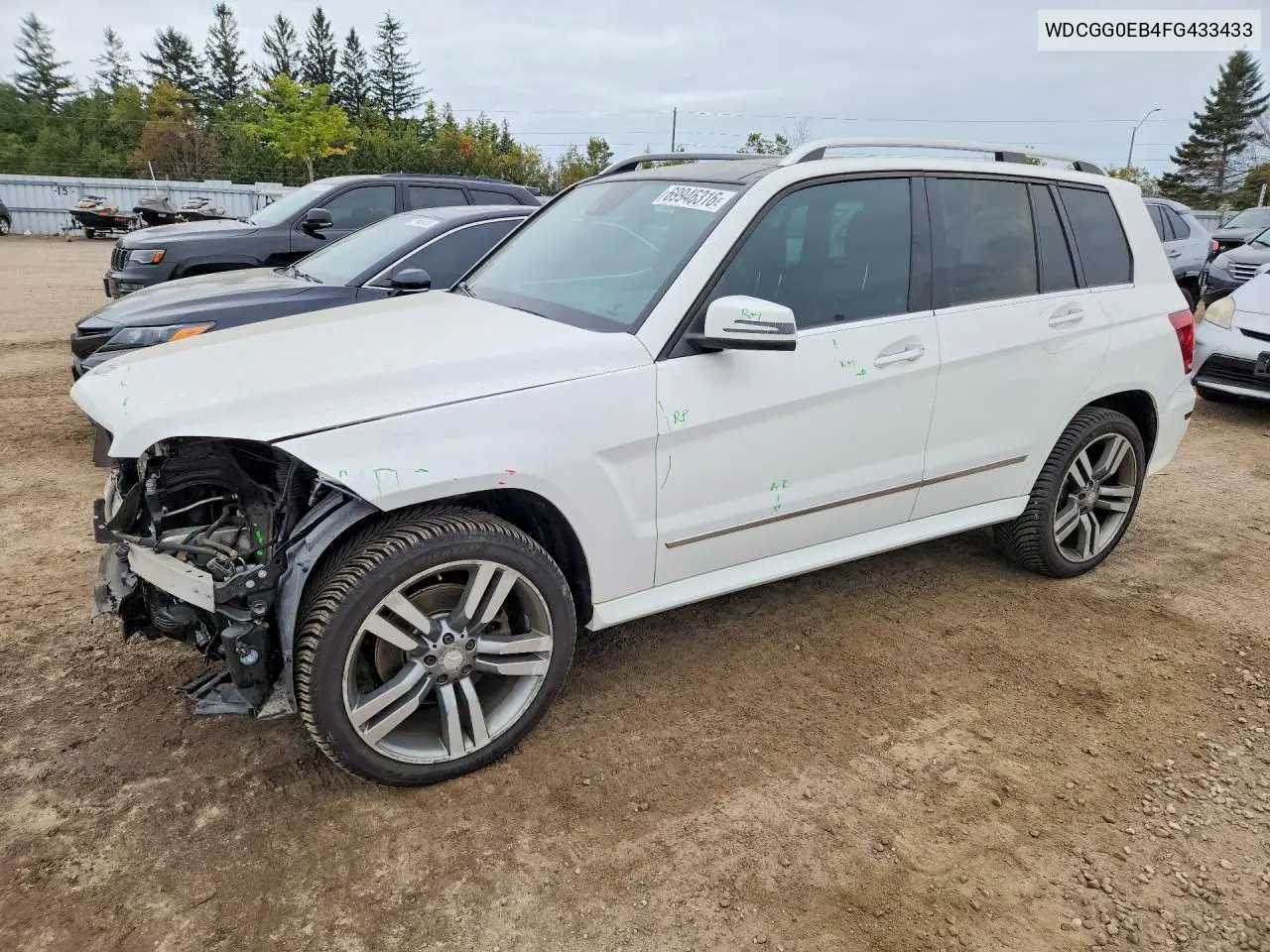 MERCEDES GLK-KLASSE 2015, VIN WDCGG0EB4FG433433