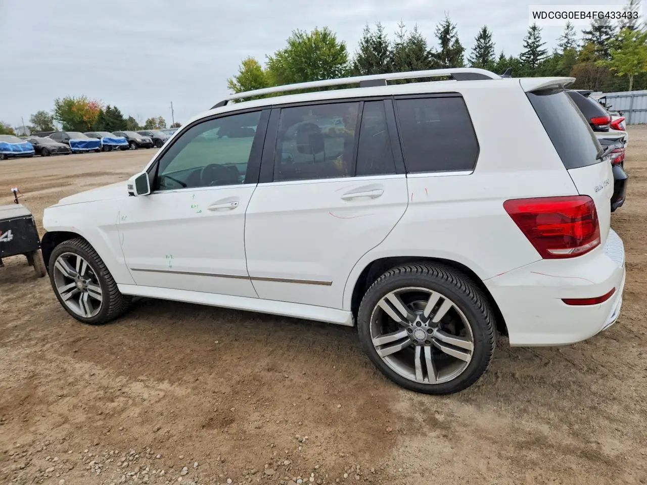 2015 MERCEDES GLK-KLASSE VIN WDCGG0EB4FG433433 — фото 2